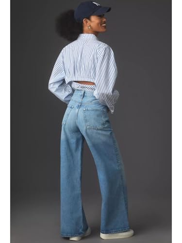 Image of GRECIILOOKS Baggy Jeans for Women | High Waist Wide Leg Stylish for Girls Trendy Women's Pant | Loose Jean for Women's | Jean for Womens