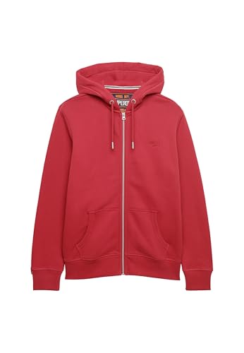 Superdry Essential Logo Zip Hoodie HB M2014128A Prep Red S