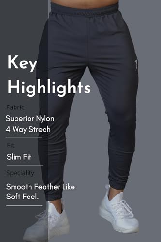 Image of FUAARK Men Track Pant Gym Workout Jogger with Pocket