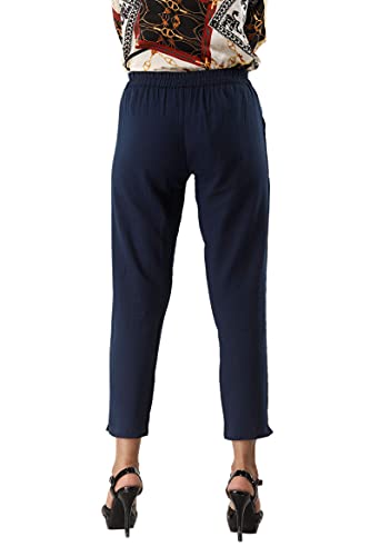 Image of Cotton Wear Casual Regular Fit Elastic Waist Double Side Pocket Trouser