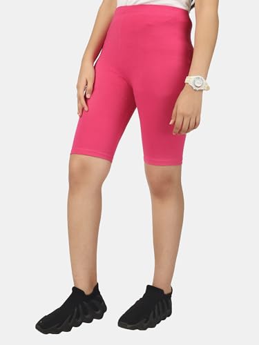 Image of KYDA Kids Girls's Stretchable Anti Bacterial Cycling Shorts, Yoga & Workout Gym Shorts