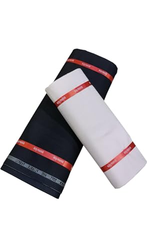 Image of Raymond Fabrics Men's Unstitched 3.25 Meters Suit Fabric Set with Tie, Pocket Square and Shirt Piece (Multicolour, All Weather Fabric,Attractive Box,Premium Fabric)