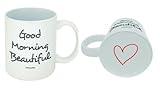 Funny Guy Mugs Good Morning Beautiful Ceramic Coffee Mug, White, 11-Ounce