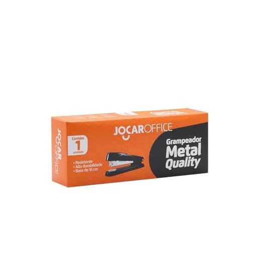 Grampeador Metal Quality Para 50 Folhas Leonora, Prata