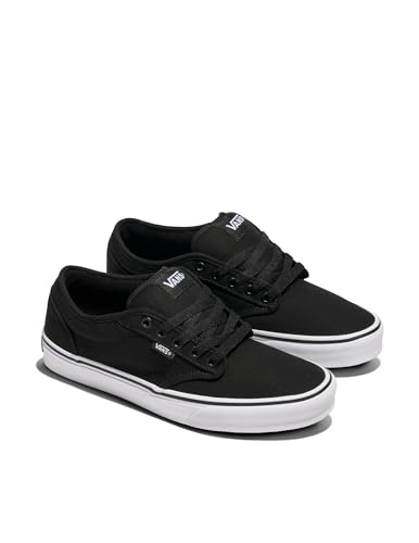 Vans Atwood, Sneaker Hombre, Canvas Black White, 43 EU