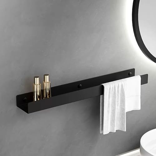 Étagère murale de salle de bain design en acier inoxydable mat 70cm - 2