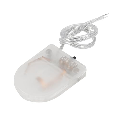 20 Stück CR2032-Batteriehalter, Knopfzellen-Batteriehalter-Gehäuse, CR2032-Batteriehalter, 1 x 3 V CR2032-Knopfzellen-Batteriehalter mit Drahtleitungen – transparent