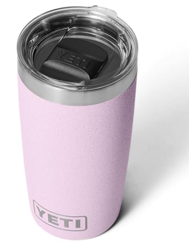 Image of YETI Rambler Tumbler, Vaccum Insulated Stainless Steel Tumbler with Magslider Lid, Cherry Blossom, 10 oz (295 ml)