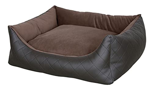 Joli Moulin Hundebett Hund klein Katze rechteckig abnehmbares Komfort-Wendekissen rutschfest Maschinenwaschbar Quality Made in Italy Cover
