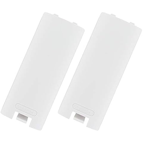 Replacement Battery Cover For Nintendo Wii Remote Controller - 2 Pack White | ZedLabz Cover