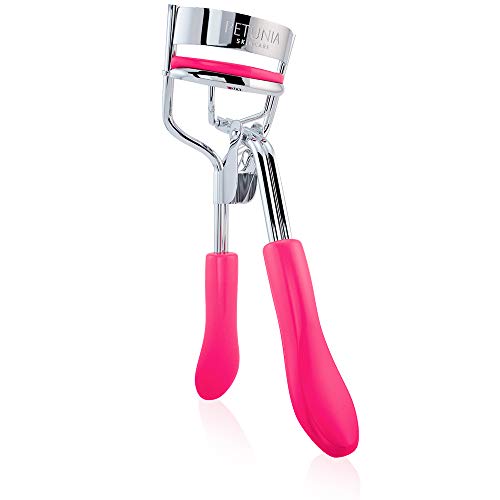 Silicone Eyelash Curler With Refill Pads & Satin Pouch Designed For No Pinching Or Pulling And Perfect For Those With Straight Flat Lashes Wanting Dramatic Long Lasting Seamless Curls #TOP5