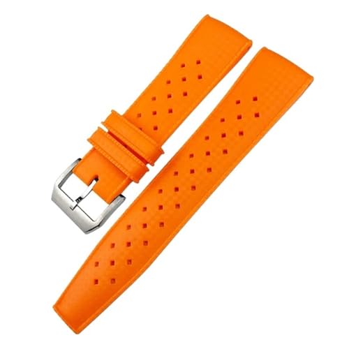 Correas de goma fluororubber suaves y sumergibles para reloj