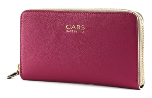 Gabs GMONEY17 Wallet Fuxia avec fermeture zippée et grands soufflets