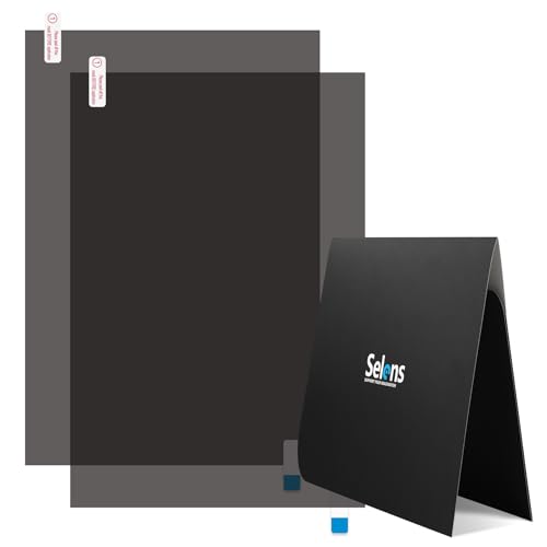 Selens 偏光フィルム 偏光シート 大サイズ 30x40cm 2枚入り 粘着なし 偏光子液晶スクリーン 教育物理学用 線形偏光フィルター