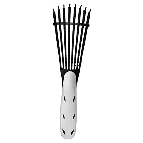 Detangler Brush, Detangling Brush for Natural Hair, Curly Hair Brush Detangle All Wet or Dry 3a to 4c Wavy Kinky Curly Coily Hair (black) Cover