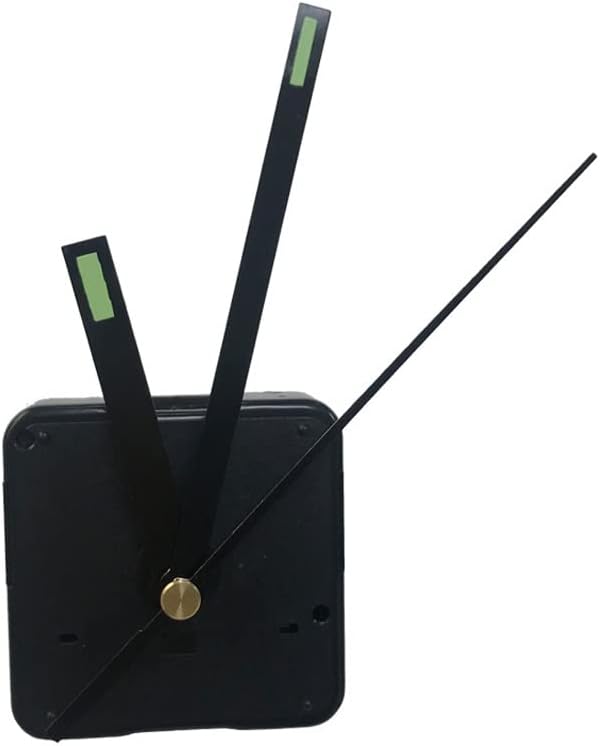 Silent Quartz Wall Clock Movement Mechanism Hands Replacement Motor Repair DIY Tool Part Kit Green Black