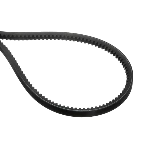 uxcell AX64 EPDM V-Belt, Raw Edge Cogged V Belt, 1/2" W x 64" Li