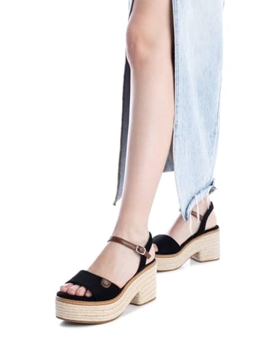 Sandale femme noir mode décontractée REFRESH taille 37 confortable