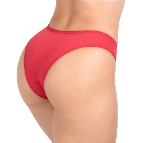 Kit 3 Calcinha Básica de Cotton Feminina | MP062 (BR, Alfa, M, Regular, Sortidas)