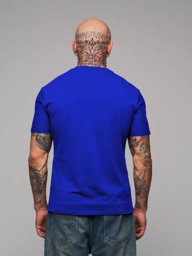 Image of LEOTUDE Regular Fit Half Sleeve Round Neck Tshirt for Men Combo (Pack of 3)