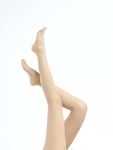 Image of Sahabowi Women Tights, Female Sheer High Waist Pantyhose, Vintage Control Top Stockings
