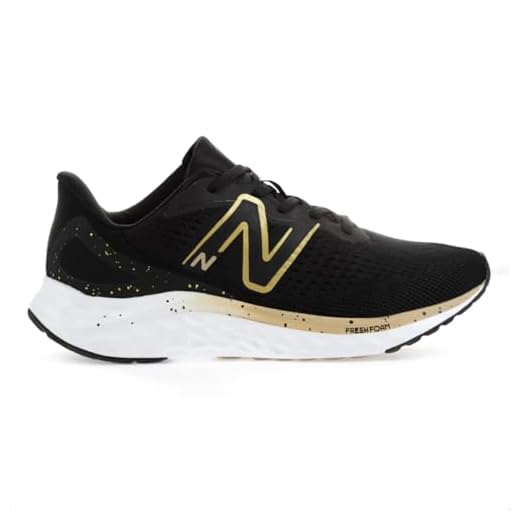 TENIS NEW BALANCE FRESH FOAM ARISHIV4 FEMININO BLACK/GOLDEN, Calçados Femininos, PRETO/DOURADO, 36