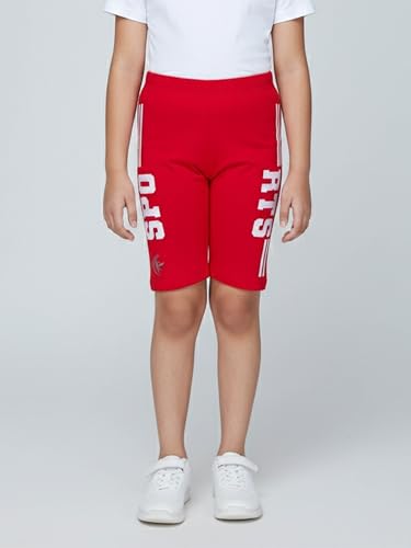 Image of KiddoPanti Girls Knee Length Cycling Shorts Pack of 2