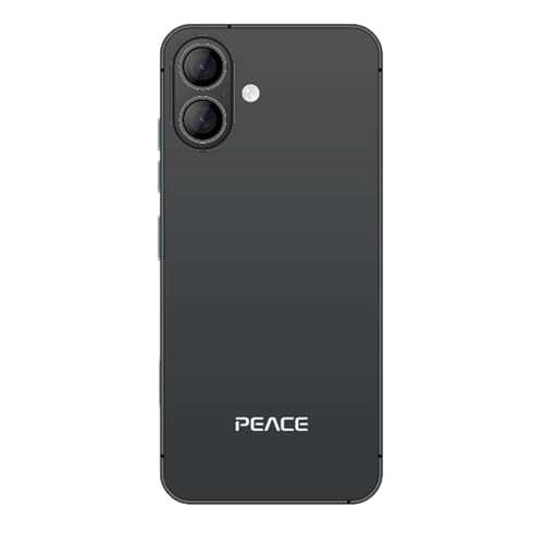 Image of PEACE NOVA 11 4G Smartphone with 6.56-inch Display, Android 14, 4GB RAM, 64GB Storage, 20MP Camera, 5000mAh Battery, MTK6739 Quad-Core Processor (Black)