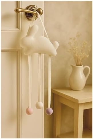 핸드메이드 토끼에서 영감을 받은 리본 홀더, 헤어 클립 홀더, 헤어 클립 벽 행거, 헤어 보우 오거나이저 — 사진 3