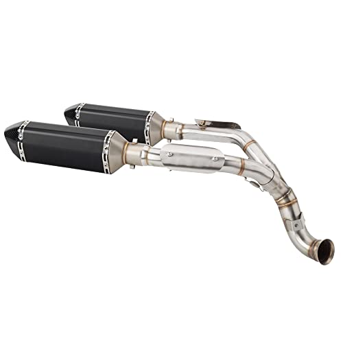 Für KTM DUKE 790 2018-2020/890 890 R 2020-2023 Motorrad Auspuff Middle Link Pipe Abgaskrümmer Abgasrohrleitungen Slip-on (G)