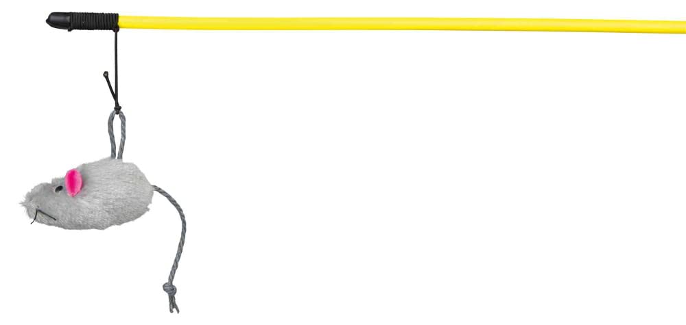 TRIXIE Playing Rod Toy with Plush Mouse, Catnip Infused Interactive Teaser Wand, Perfect for Exercise & Training, Fun for Kittens & Adult Cats, 50 cm (Multicolor, Get Any 1 Color) (B09P6MN24S) Amazon Price History, Amazon Price Tracker