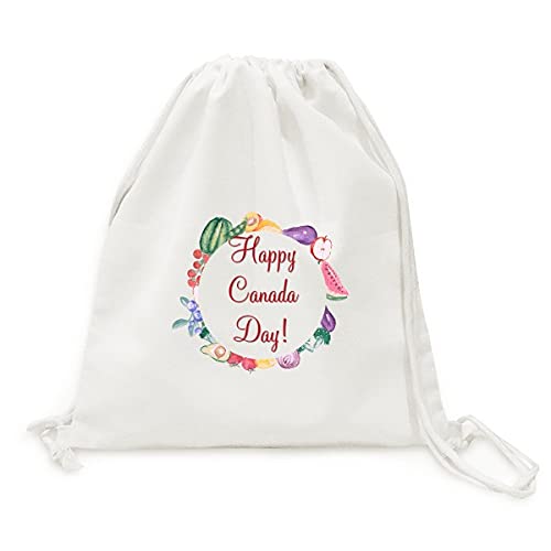 Sac en tissu pliable haut de gamme sangle de transport et finitions dessin feuille d'érable