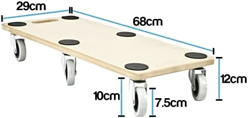 Warehouse TRANSPORT ROLLER Heavy Box Furniture Dolly (6 Wheel - Regular)