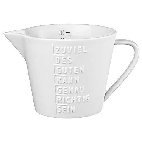 Räder 12665 - Messbecher Zuviel des Guten kann genau richtig Sein - Porzellan Cover