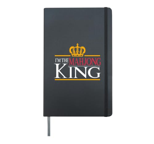 I'm The Mahjong King | Chinese Board Game | Mah-Jongg Hardcover Journal, Black