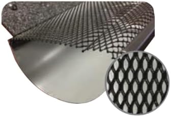 KwikFit Half Round MicroX Gutter Screen - 6", Black Powder-Coated Steel (100 ft. Carton)