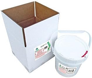 Dry Cell Battery Recycling Container – 0.5 Gallon, Battery Disposal Bin with Lid That Holds up to 8.8 lbs Batteries - Recycling Pail with Cardboard Box