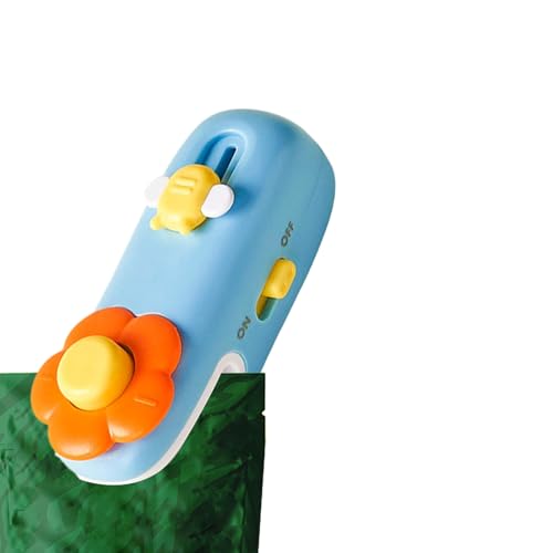 Selladora de Bolsas - Sellador Para Flores Y Alimentos | Reselladora Recargable Portátil 2 En 1 Para Chips Galletas Snacks Cocina Almacenamiento Hogar