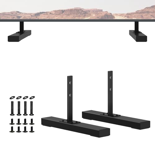 Metal TV Stand for LG TV Legs Only for LG 47LB5900-UV 49UB8200-UH 50LB6300 50LF6090-UB 50LH5730-UA 55LB5900-UV 55LF6000-UB 55LY340C-UA 55UB8200-UH TV Stand Base for LG TV Legs Replacement with Screws