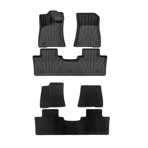 BHNJUTM Car Floor Mats Compatible Compatible with BYD Formula Leopard 5 2025 2024 2023 TPE Floor Mats & Cargo Liners 3D(Blanket 6pcs)