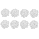 DIYEAH 8piezas Pomos De Cerámica Originales Tiradores Diseño Floral y Para Armario y Puerta