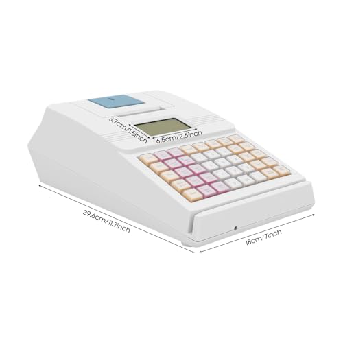 Image of Cash Register with Dual Display, Thermal Printing POS System for Retail Store, 1000 PLU Lookups 200 Dept 50 Clerks, Reporting Function Cash & Coin Drawer, Removable Slot & Anti-Slip Feet (B0GCCQ3XLH)