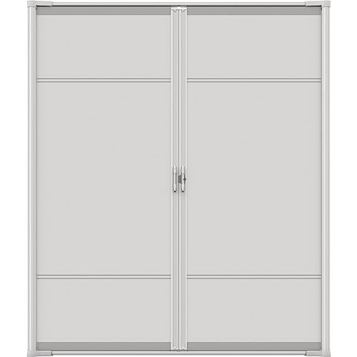 Larson Brisa 80 in. H X 72 in. W White Aluminum Screen Door