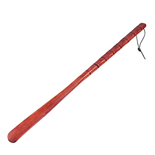 Coheali 21 Inches Wooden Shoe Horn Long Handle Shoehorn Wooden Shoe Spoon Easy Wear Helper Shoehorns #TOP2