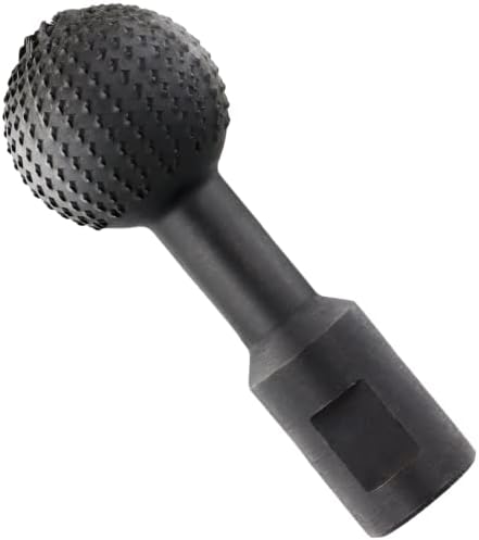 Varku Sphere Rotary Burr, Carbon Steel Ball Grinding Head Power Carving Tools, Wood Polishing Carving Engraving Drilling Bits. 5/8-11 Threads for 4 1/2 and 5 Inch Angle Grinder