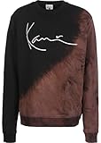 Karl Kani Signature Sweat Bleached Crew Black, Negro , XS
