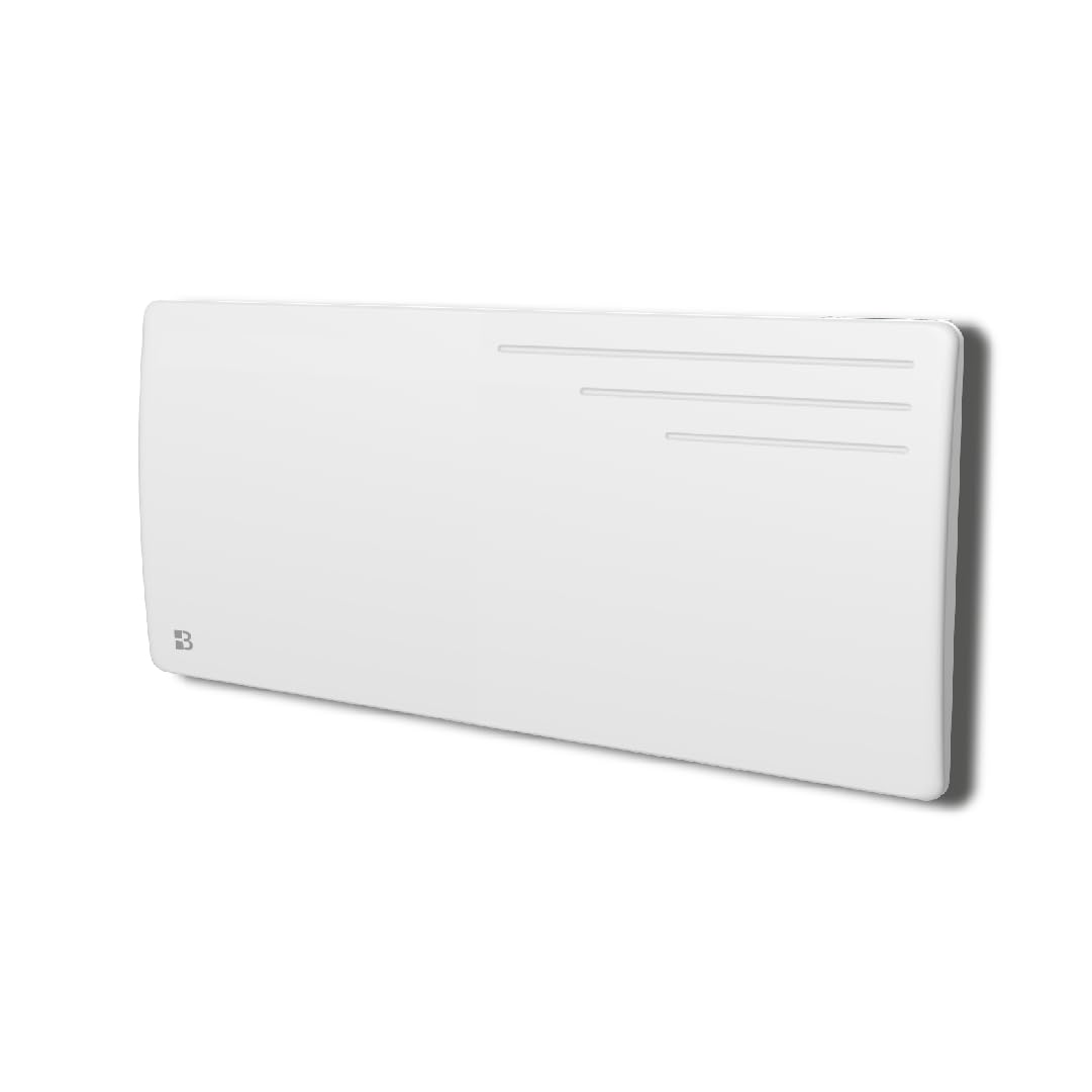 Radiatore elettrico fisso a inerzia a secco ghisa 2000W Bestherm Motu orizzontale bianco
