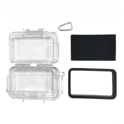 Étui de rangement robuste scellé avec corps transparent et doublure en mousse antichoc pour la protection extérieure et mobile des appareils électroniques...