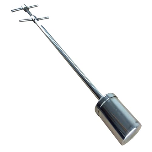 MZZKFC 0.1 0.2 0.5 0.8 1 L Metal Water Sampler Cups, 304 Stainless Steel Liquid Dipper with Laser Scale, Water Sample Rod for Laboratory/Factory & Reservoir(0.5 L,19.7 in/1.6 ft Long)