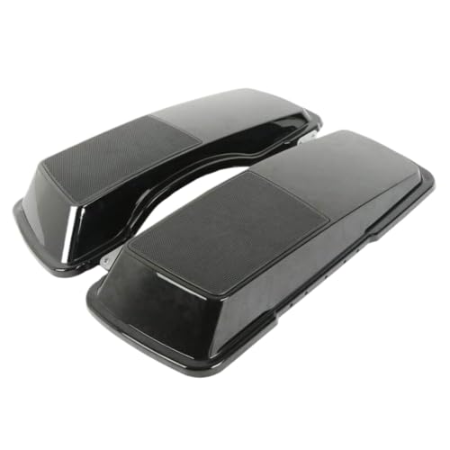 RaYBTxTGn Couvercle de sacoches de Moto 6 "x 9" avec Haut-parleurs compatibles avec Les modèles Touring sacoches de Selle Bagger – vue 4